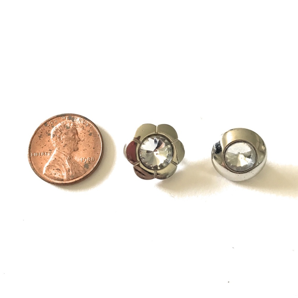 4 + 4 Rhinetone Buttons - NWOT - Picture 4 of 5